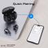 Promate Baton True Wireless Earbuds with Active and Environmental Noise Cancellation, Bluetooth 5.4, Low Latency Game Mode, 4 Mics for Superior Sound Quality, Transparency Mode, 40Hrs Playtime - Black